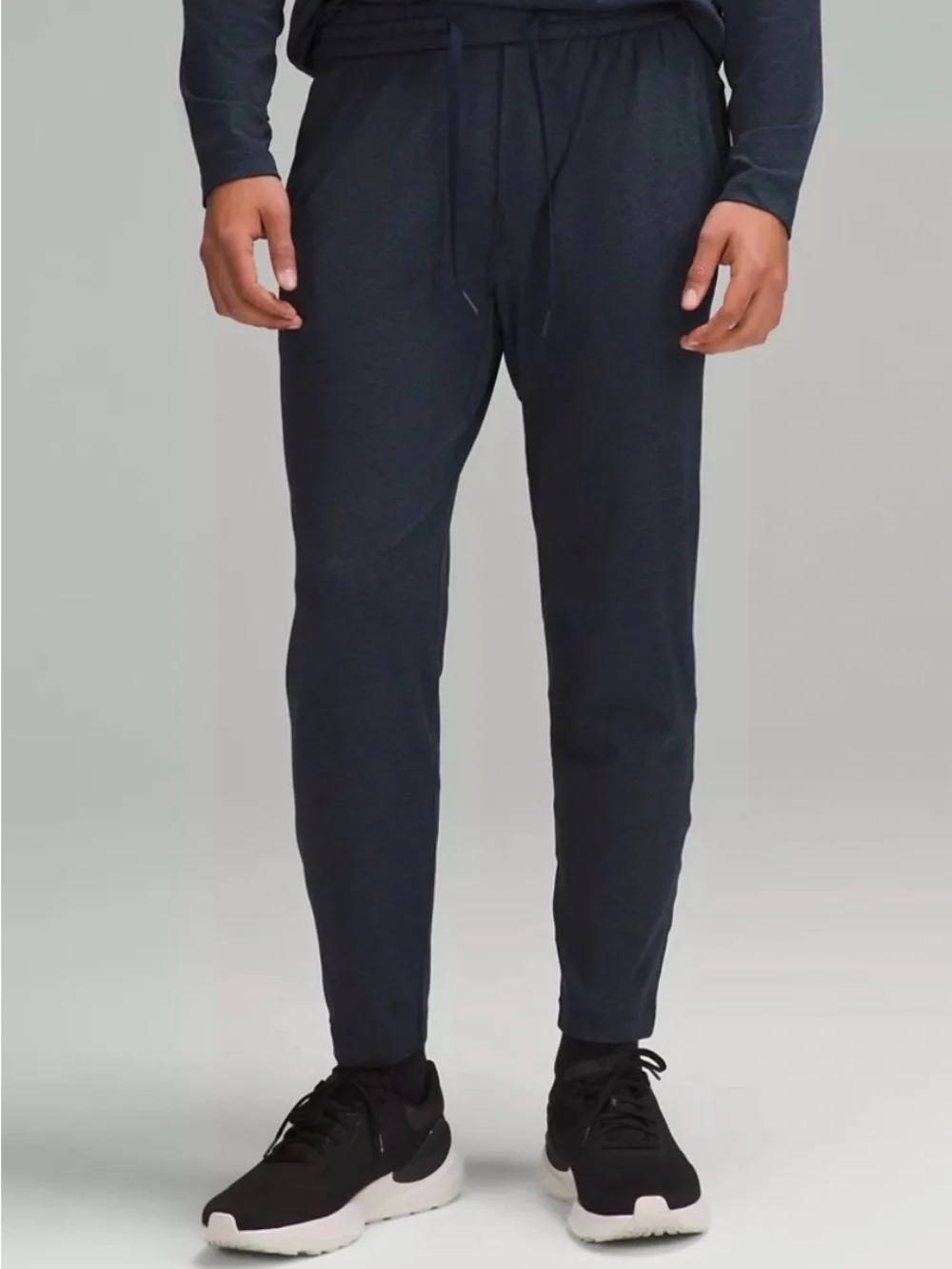 NWOT Lululemon Soft Jersey Tapered Pant Men’s Medium Heathered Classic True Navy